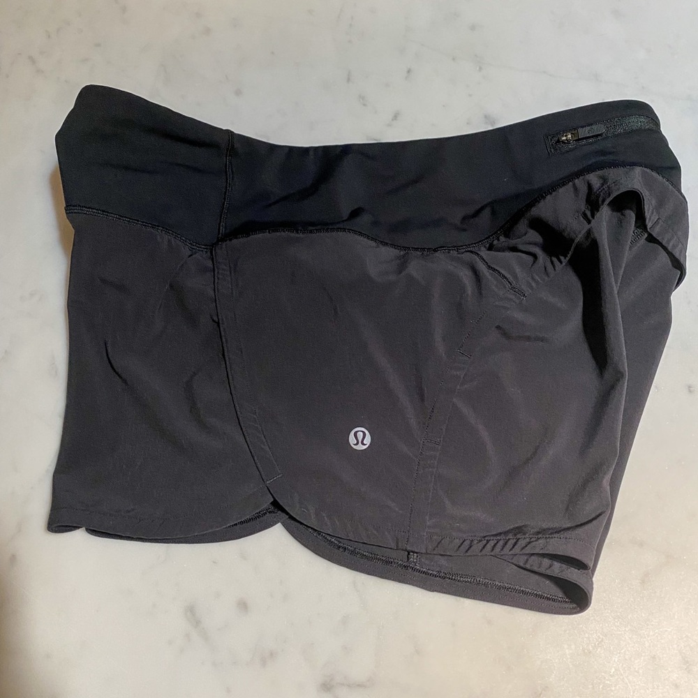 Lululemon Speed Up shorts size 8 black